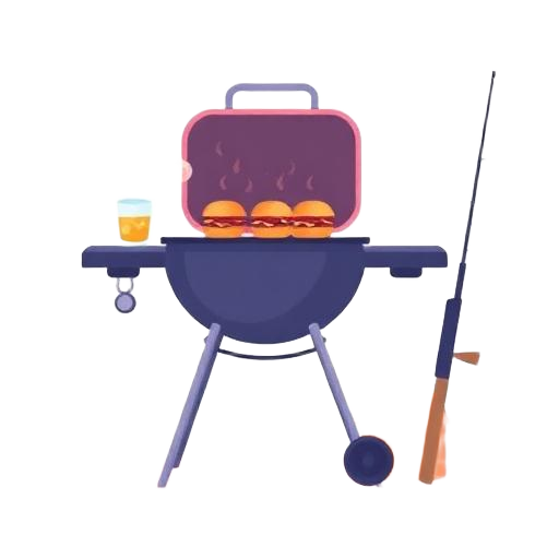 Dad Jokes & BBQ illustration